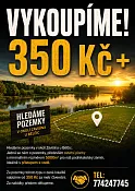 Koupím pozemek s přístupem k vodě